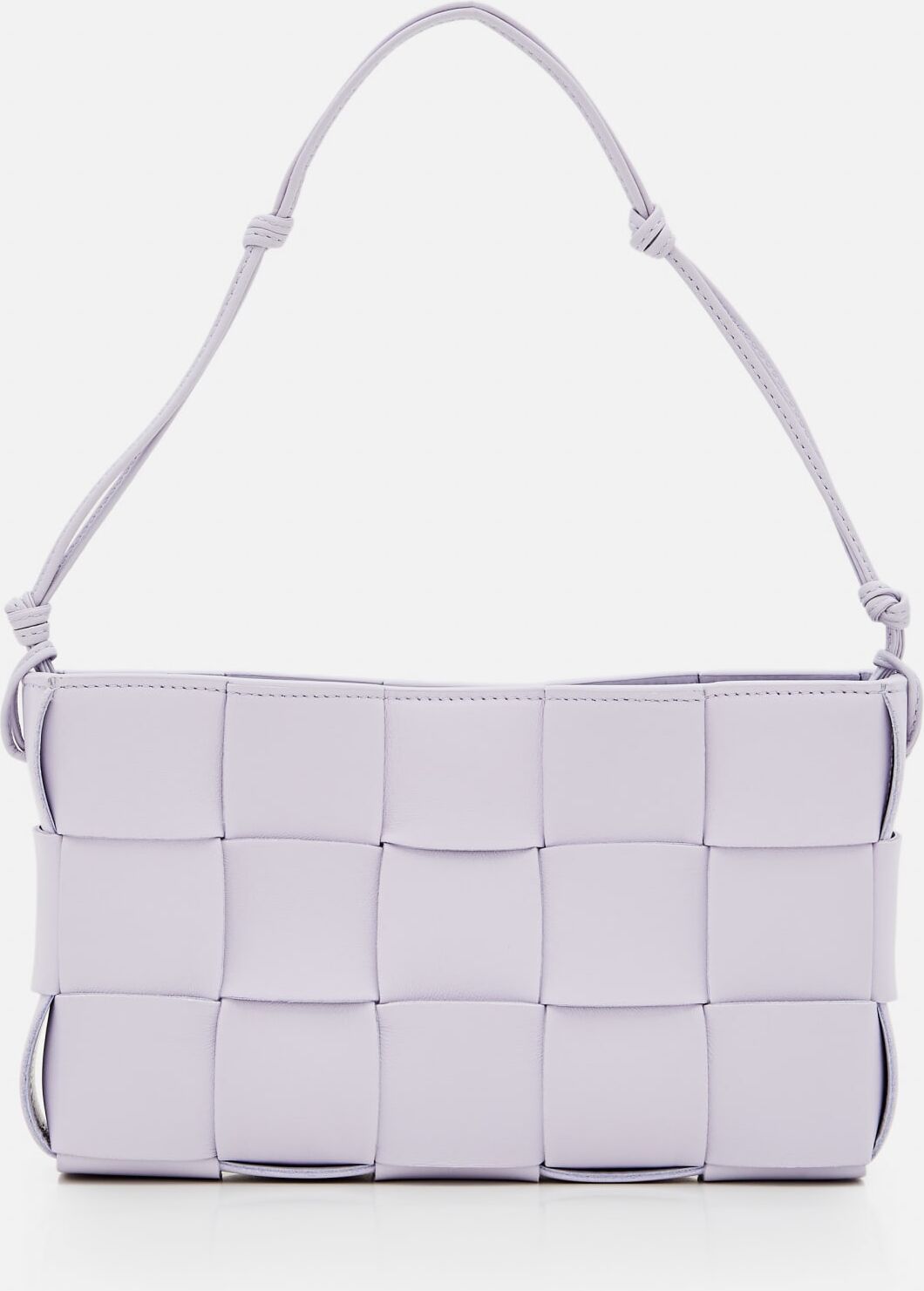 Bottega Veneta Cassette Pouch On Strap Leather Shoulder Bag - Purple - female - Size: 0one size