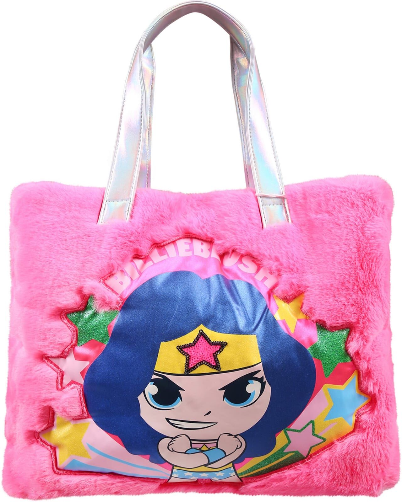 Billieblush Fuchsia Bag For Girl With Wonder Woman - Fuchsia - female - Size: 0one size