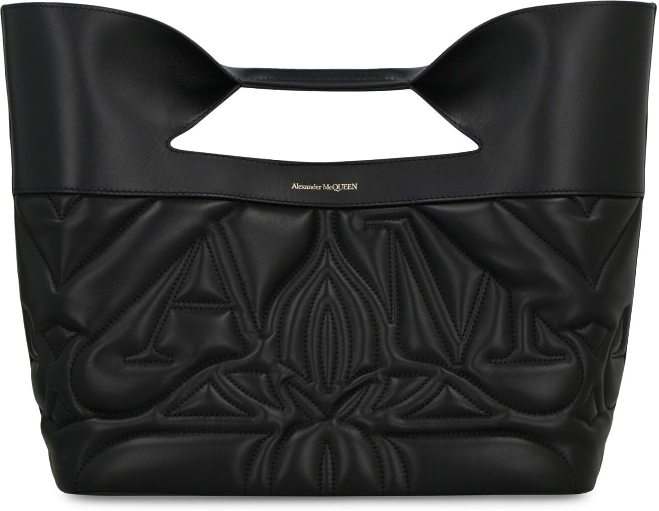 Alexander McQueen The Bow Small Bag - Black - female - Size: 0one size