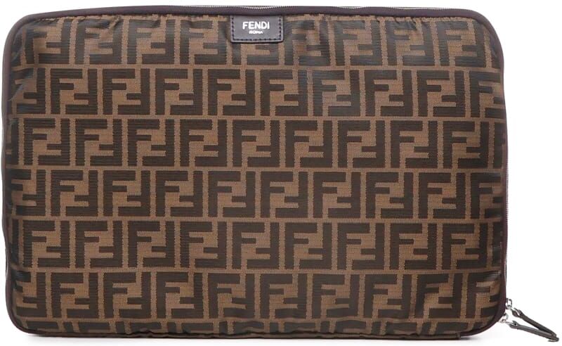 Fendi Ff Shirt Pouch - Brown - male - Size: 0one size