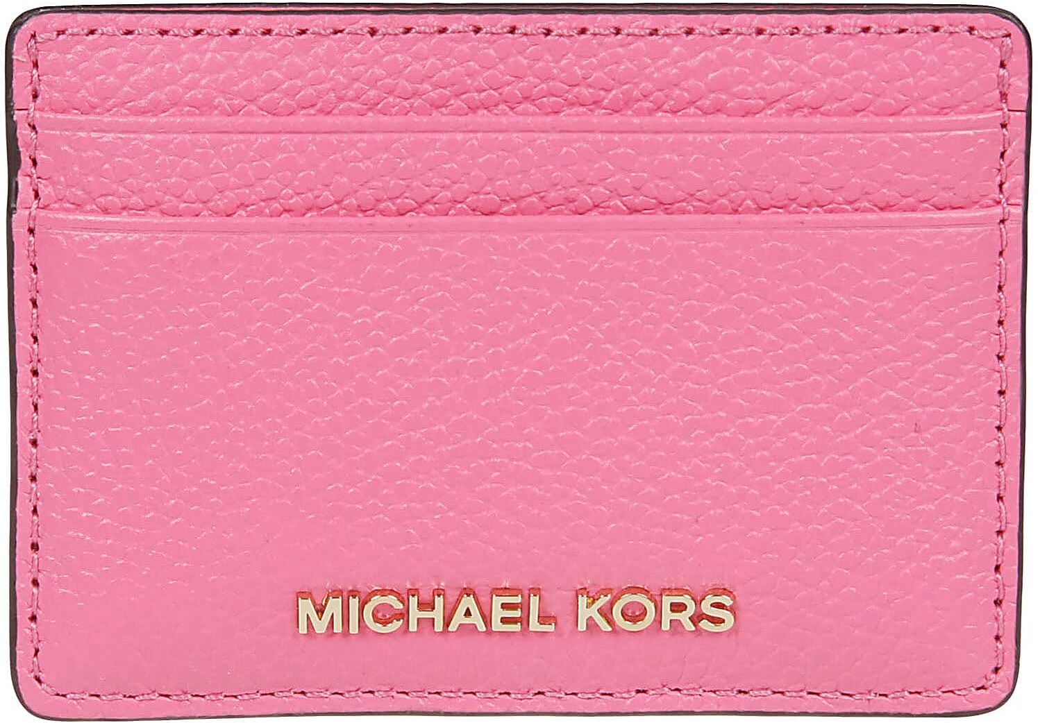 Michael Kors Jet Set Credit Card Holder - 0Camila Rosa - female - Size: 0one size