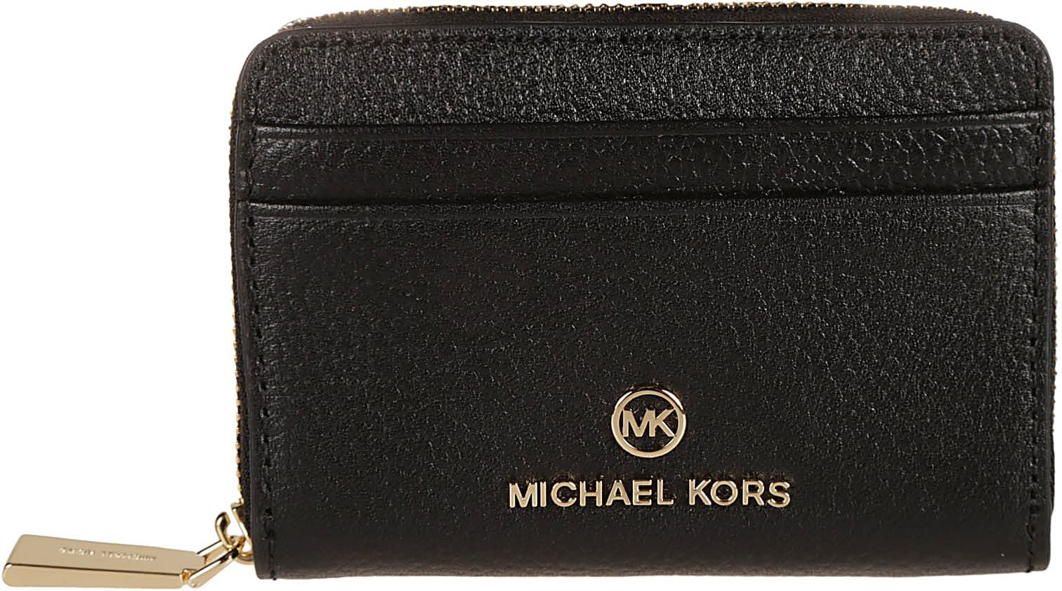 Michael Kors Small Jet Set Credit Card Holder - Black - female - Size: 0one size