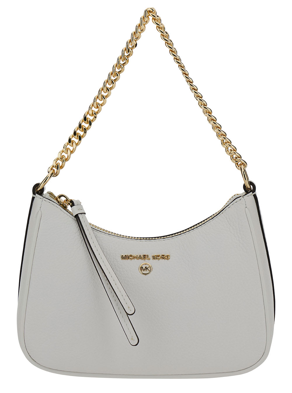 Michael Kors Shoulder Bag With Chain Strap And Logo Detail - White - female - Size: 0one size