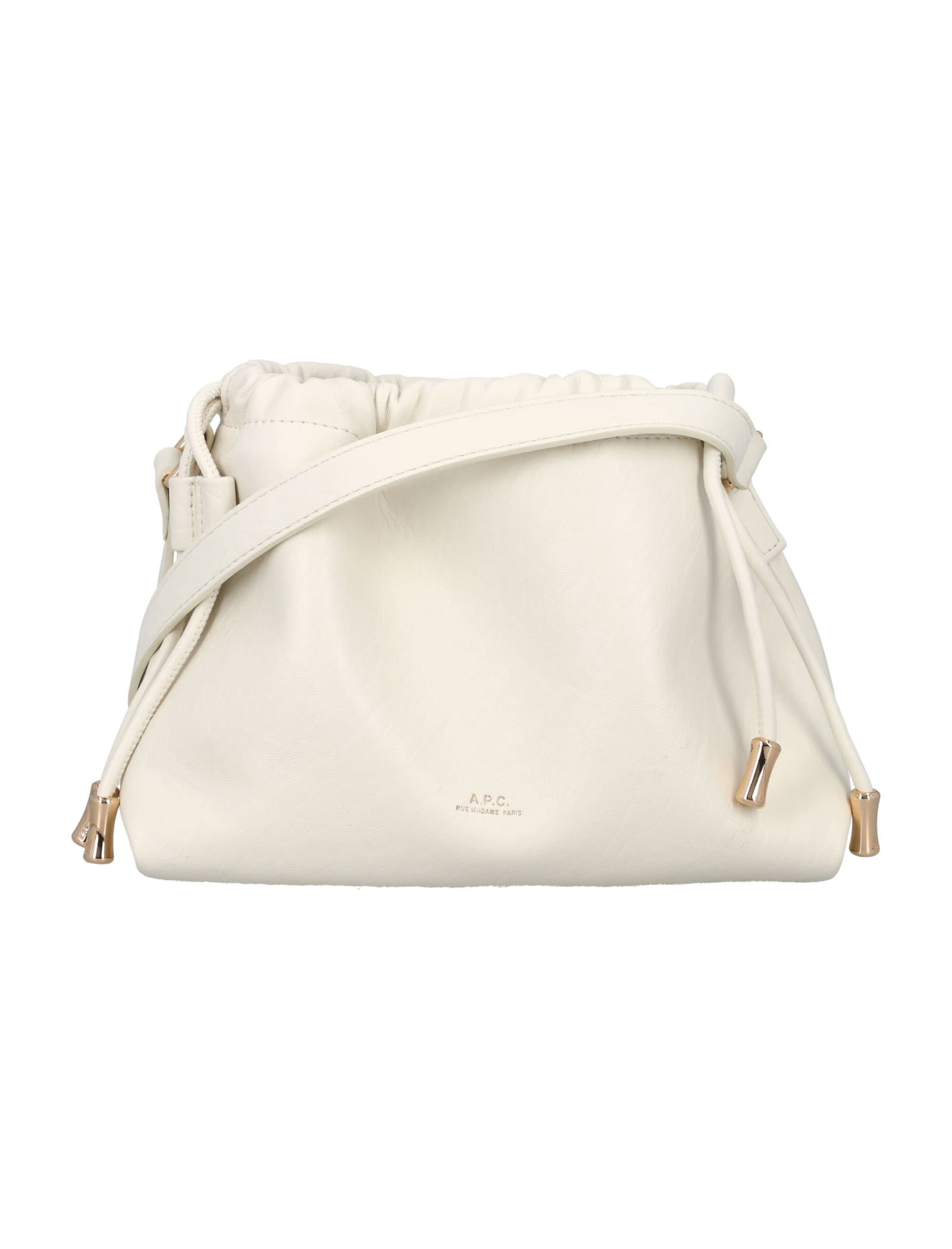 A.P.C. Ninon Mini Bag - WHITE - female - Size: 0one size