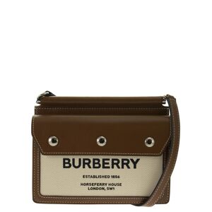 Burberry Mini Horseferry Print Title Bag With Pocket Detail - Natural - female - Size: One Size