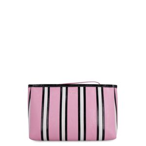 Balenciaga Barbes Leather Clutch - Pink - female - Size: 0one size0