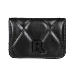 Balenciaga Leather Wallet - black - female - Size: 0one size0