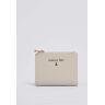 Patrizia Pepe Leather Wallet - PANNA - female - Size: 0one size