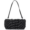 STAUD cosmic Wave Shoulder Bag - Black - female - Size: 0one size