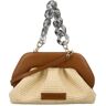 THEMOIRè Tia Clutch Straw - CARAMEL - female - Size: 0one size