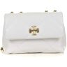 Tory Burch Small Kira Crossbody Bag With Diamond Quilting - BLANC - female - Size: 0one size