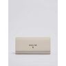 Patrizia Pepe Leather Wallet - PANNA - female - Size: 0one size