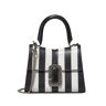 Marc Jacobs The Striped St. Marc Mini Top Handle - 0Black White - female - Size: 0one size