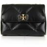 Tory Burch Kira Crossbody Bag With Diamond Quilting - BLACK - female - Size: 0one size