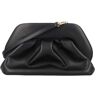 THEMOIRè Tia Vegan Fabric Clutch - BLACK - female - Size: 0one size