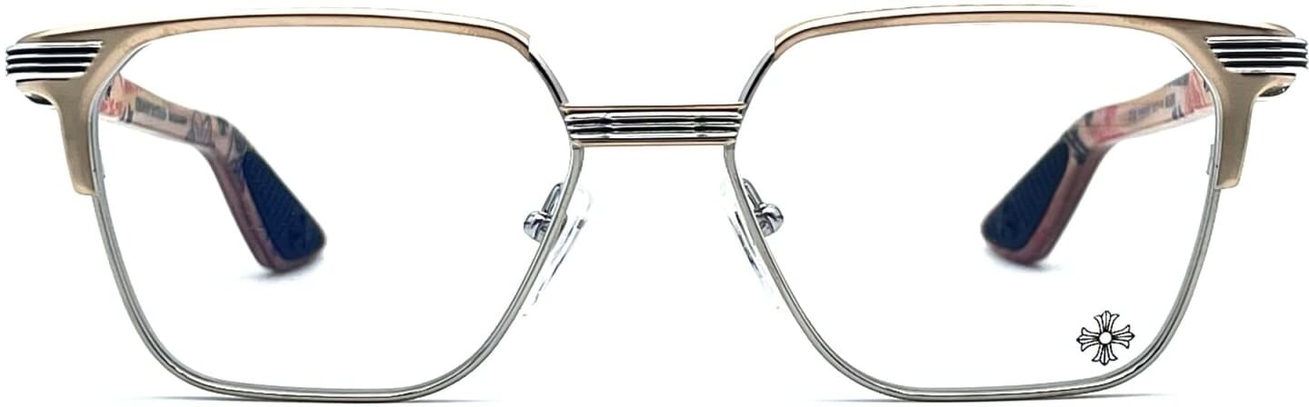 Chrome Hearts Blazin - Matte Gold Rx Glasses - Gold - male - Size: 0one size