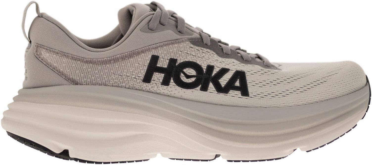 Hoka Bondi 8 - Ultra-shortened Sports Shoe - Grey - male - Size: 11