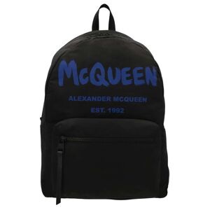 Alexander McQueen Logo Backpack - Black - male - Size: One Size