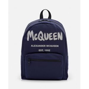 Alexander McQueen Metropolitan Backpack - Blue - male - Size: 0one size0