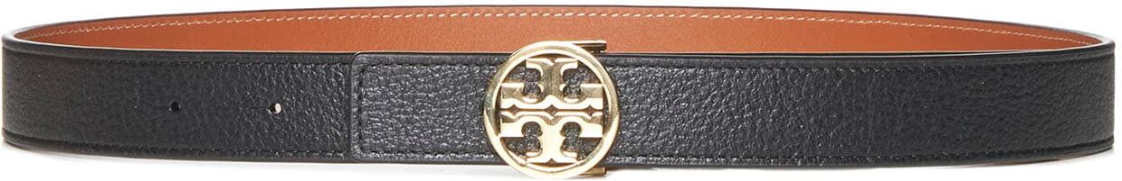 Tory Burch Reversible Miller Belt - Black - female - Size: Medium