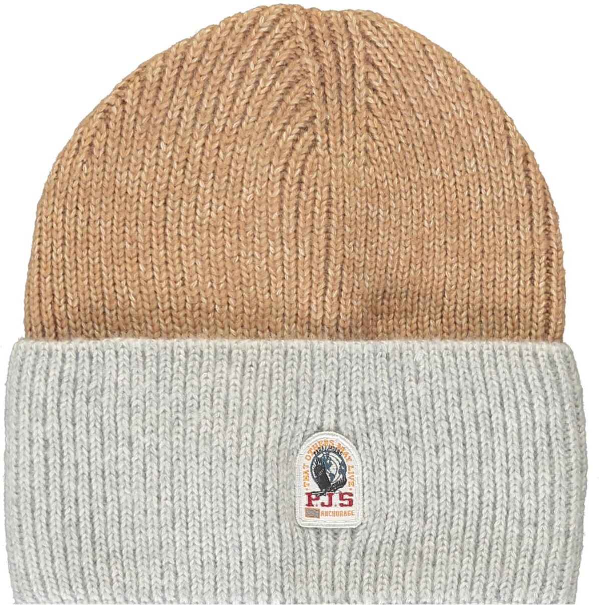 Parajumpers Ribbed Knit Beanie - Beige - male - Size: 0one size