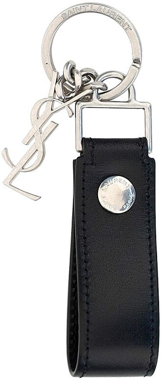 Saint Laurent Key Ring - Nero - male - Size: 0one size