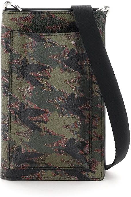 Etro Pegaflying Cardholder-phone Holder - 0MULTICOLOR (Green) - male - Size: 0one size