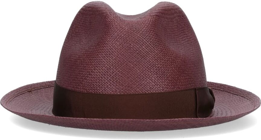 Borsalino Hat - Brown - male - Size: Large