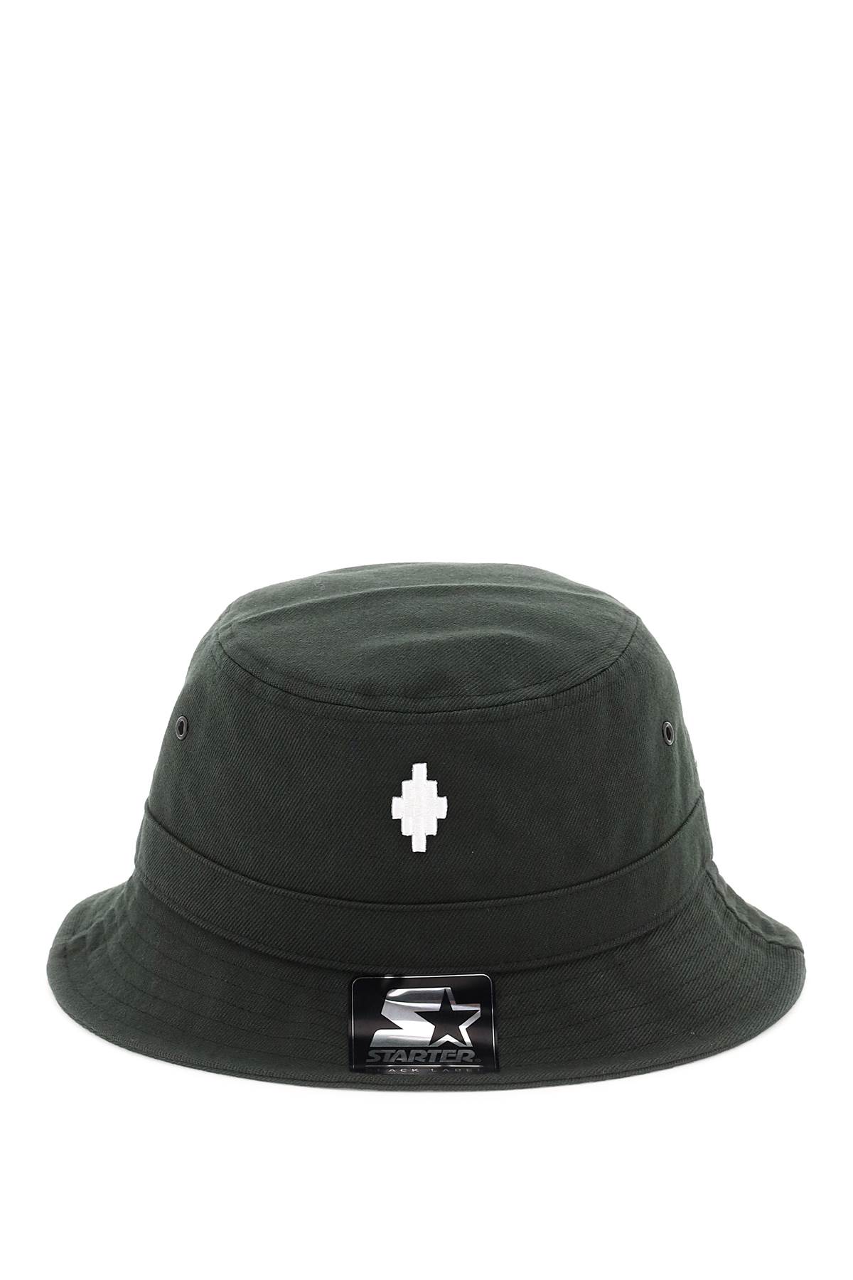 Marcelo Burlon Starter Cross Bucket Hat - Black/white - male - Size: 0one size