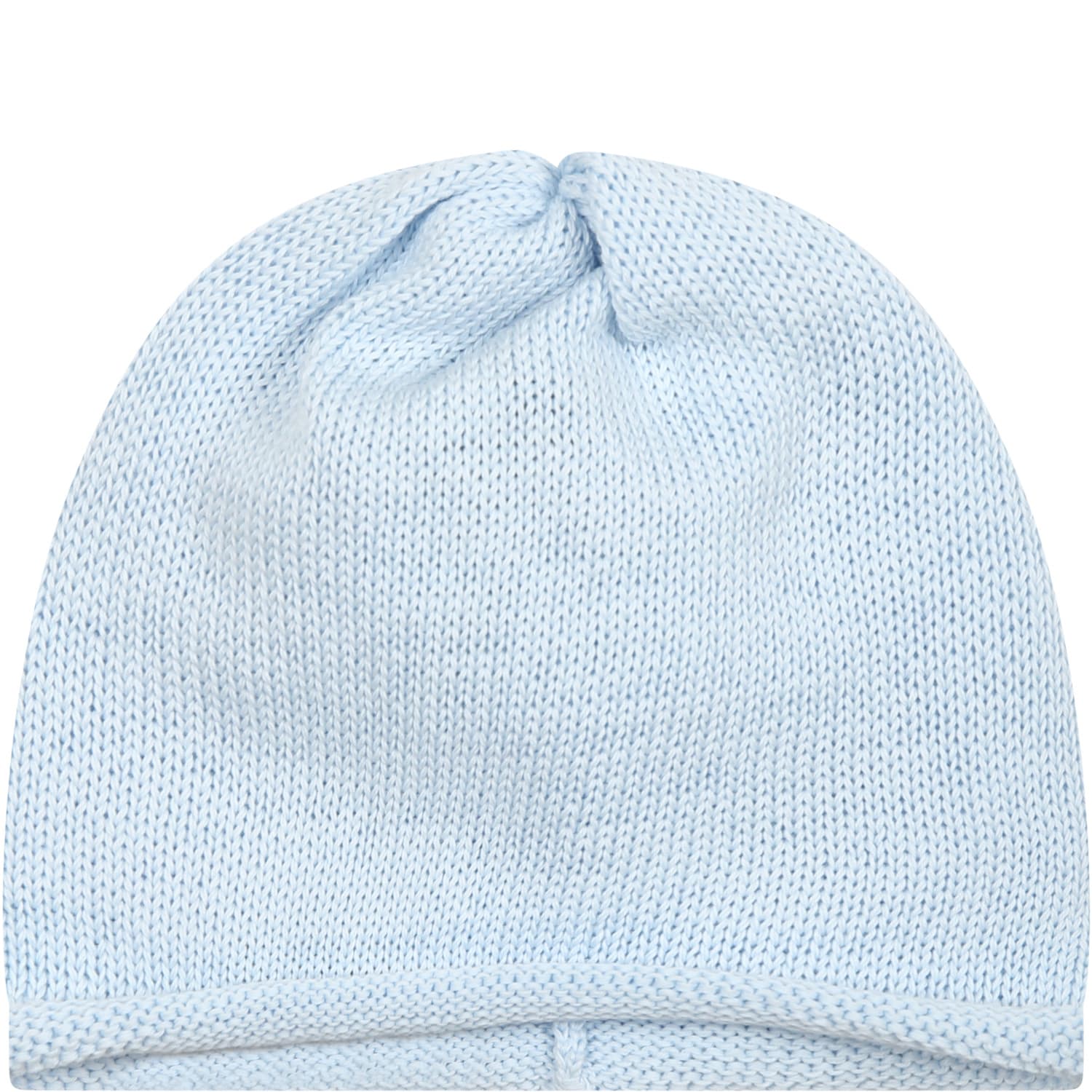 Little Bear Sky Blue Hat For Baby Boy - 0Light Blue - unisex - Size: 03 Mo