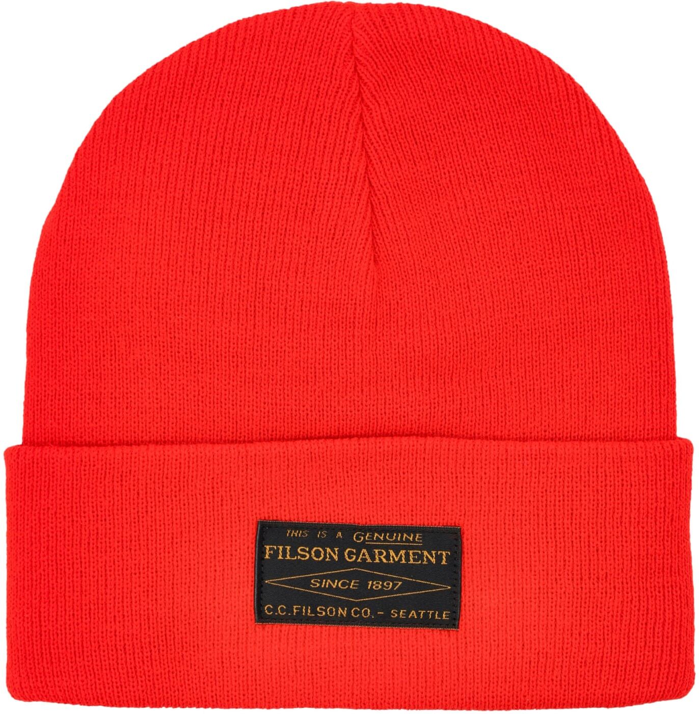 Filson Ballard Watch Cap - RED - male - Size: 0one size