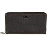 Dolce&Gabbana Plaque Zip-around Wallet - Nero - male - Size: 0one size