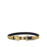 Baroque Patterned Buckle Belt Versace Jeans Couture - female - Size: Extra Small