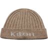 Kiton Pure Cashmere Beanie Hat - Beige - male - Size: 0one size