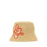 Prada Raffia Bucket Hat - NATURALEARANC - female - Size: Small