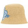 Prada Raffia Bucket Hat - NATURALECELES - female - Size: Medium