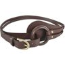 Alberta Ferretti Multiple Eyelet Belt - Brown - female - Size: Small