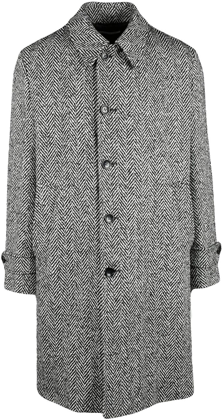 Department Five Mens Black White Coat - Black/White - male - Size: Medium