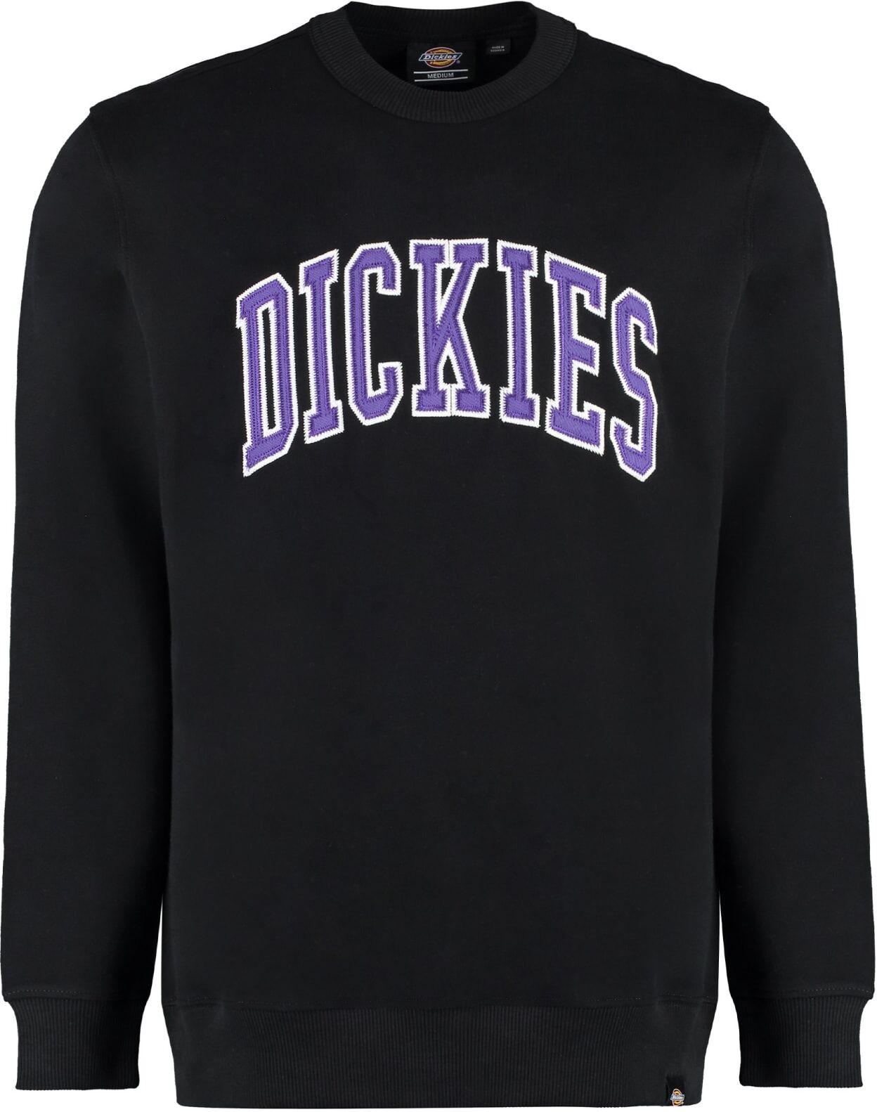 Dickies Aitkin Cotton Crew-neck Sweatshirt - black - male - Size: Extra Small