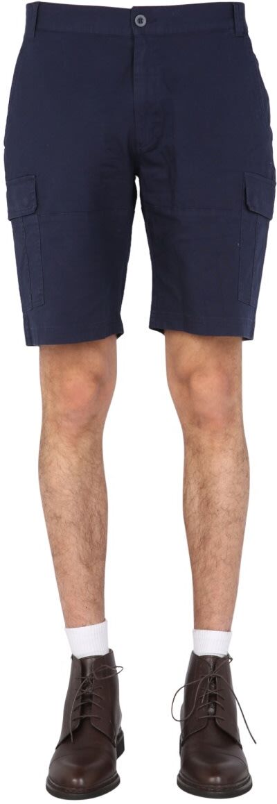 Saint James Twill Bermuda Shorts - BLUE - male - Size: 40