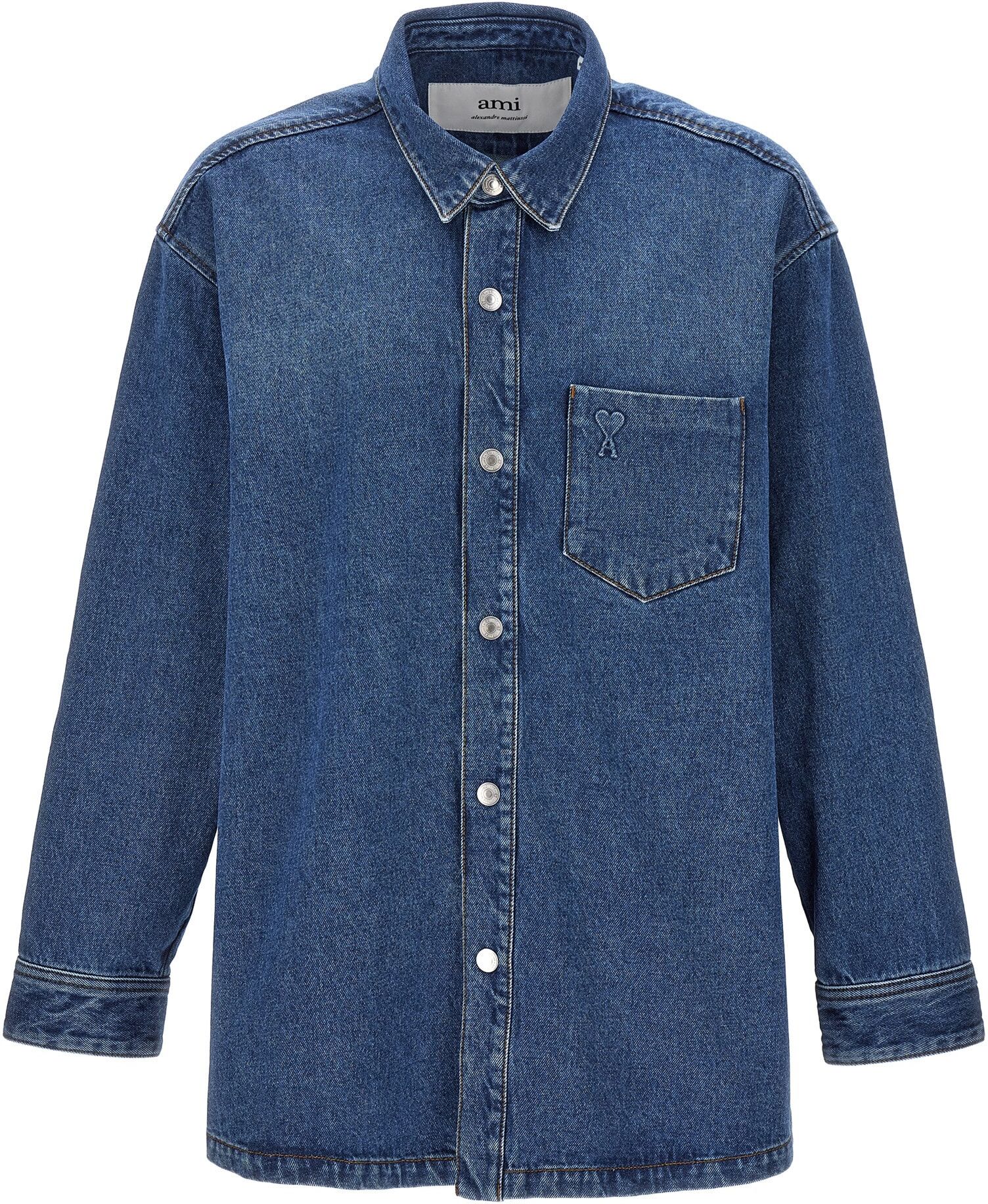 Ami Alexandre Mattiussi ami De Coeur Jacket - Blue - male - Size: Small