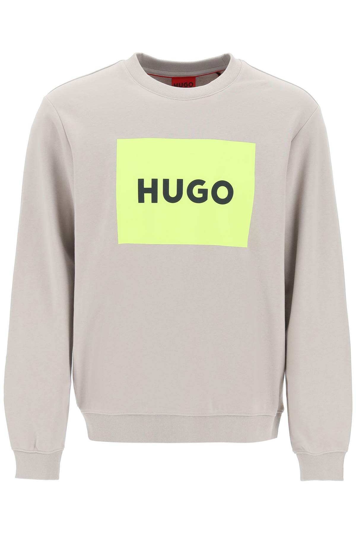 Hugo Boss Duragol Logo Box Sweatshirt - 0LIGHT PASTEL GREY (Grey) - male - Size: Medium