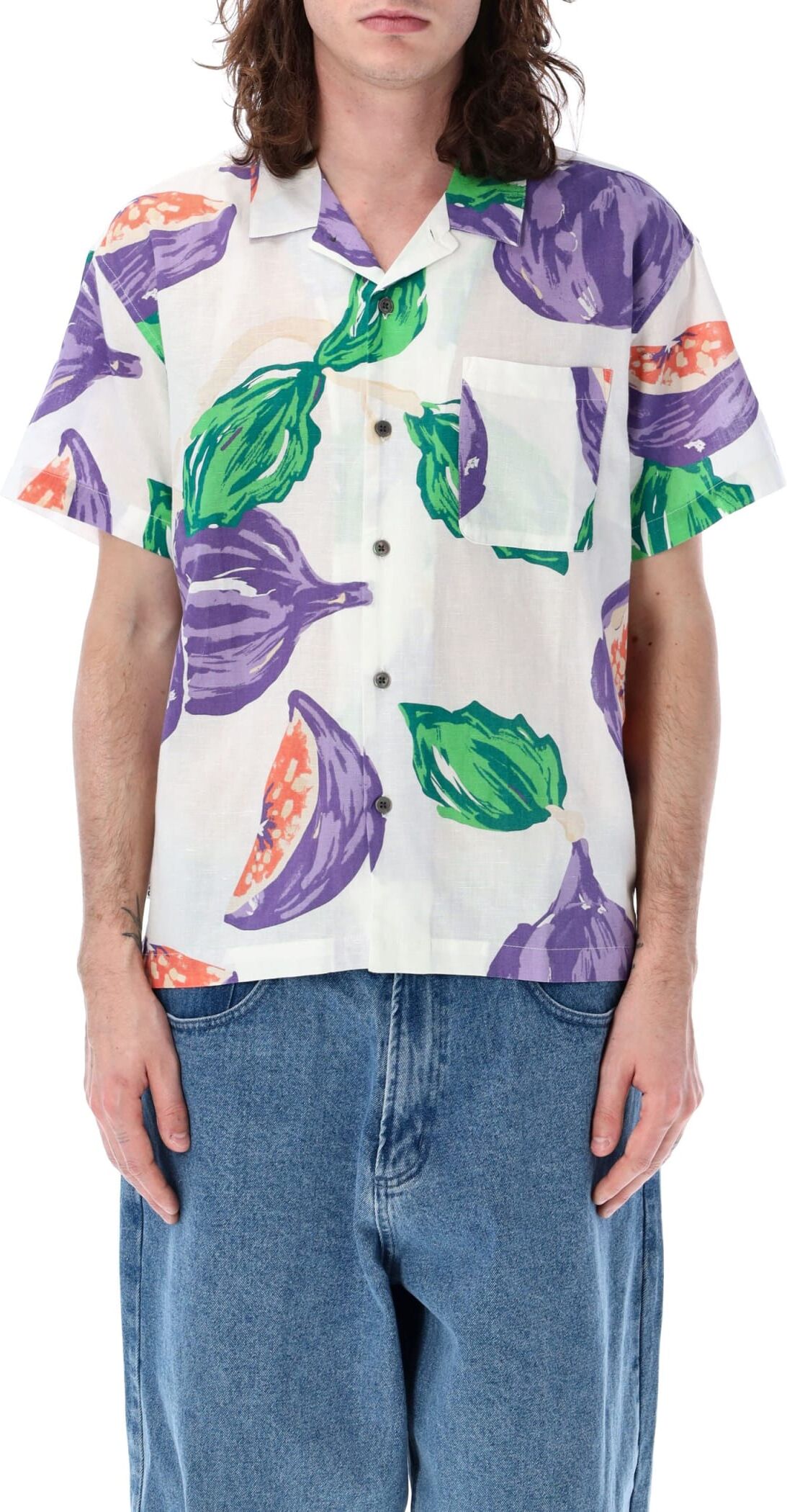 Obey Figs Shirt - WHITEMULTI - male - Size: Small