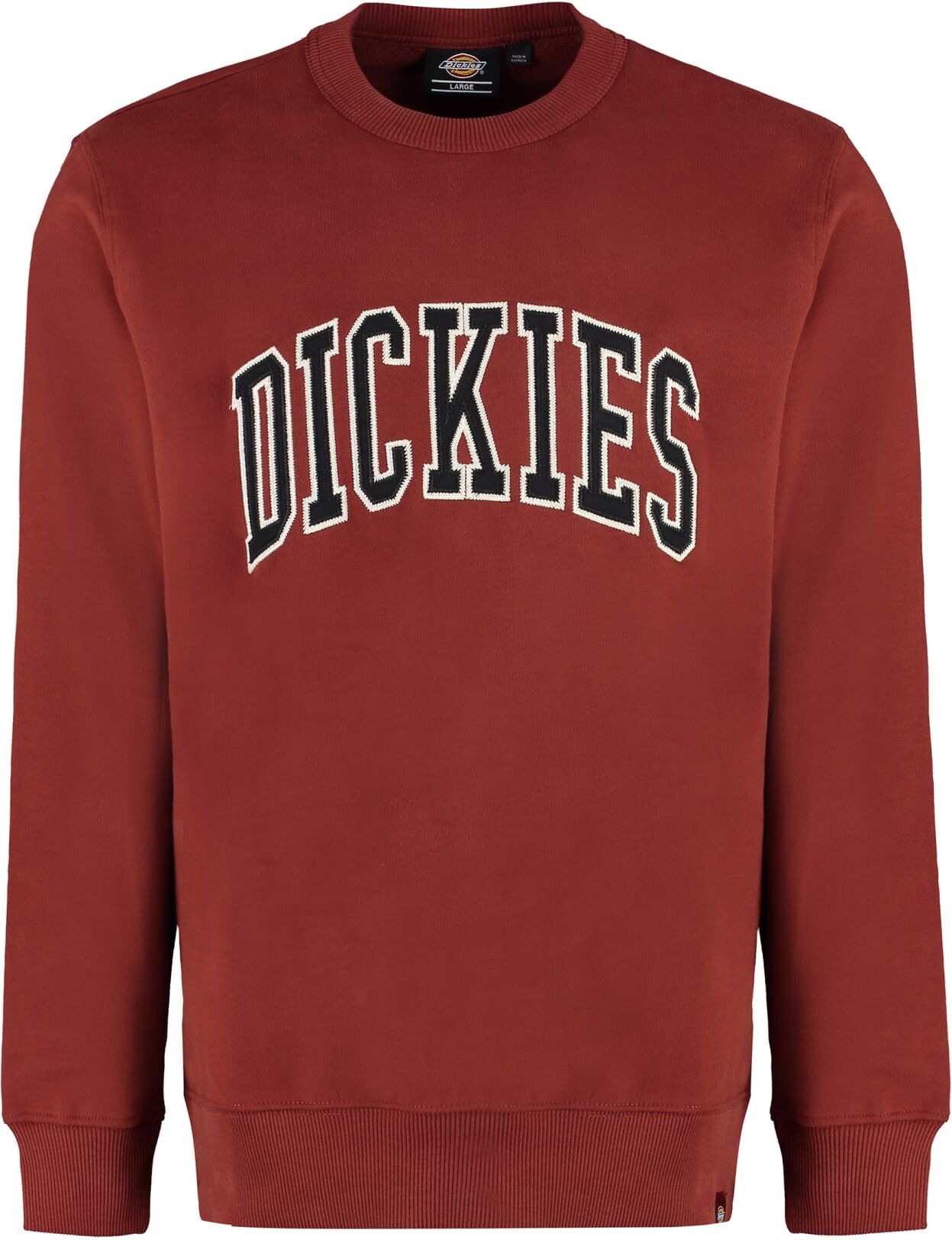 Dickies Aitkin Cotton Crew-neck Sweatshirt - burnt - male - Size: Extra Large