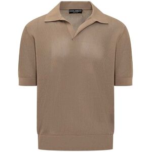 Dolce&Gabbana Polo Shirt - 0BEIGE 10 - male - Size: 50