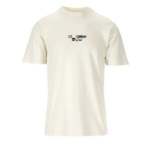 C.p. Company Jersey 24/1 Cream T-shirt - Crema - male - Size: Medium