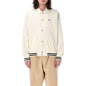 Obey Icon Face Varsity Jacket - UNBLEACHED - male - Size: Medium