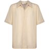 Séfr Sefr Suneham Medal Shirt In Ivory - White - male - Size: Extra Large