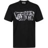 Versace Jeans Couture Magazine Logo T-shirt - Black - male - Size: Medium