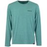 Patagonia Long-sleeved T-shirt With Logo - 0Water Green - male - Size: Medium